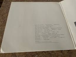 1968 VF THE BEATLES WHITE ALBUM 89721-2048 W POSTER & PICS ...