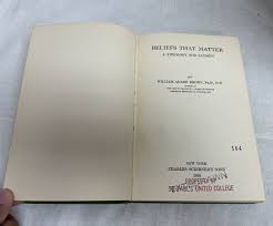 Beliefs That Matter: A Theology for Laymen by William Adams ...