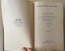 Vintage Textbooks, Elementary Economics, Fred Fairchild ...