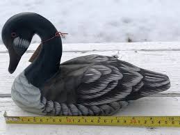 Vintage Wood Duck Art, Carved Duck on Wooden, Sea Arts Hand ...