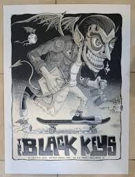 Black Keys Poster Forum 2022 Inglewood S/N 152/180 Jim Mazza | eBay