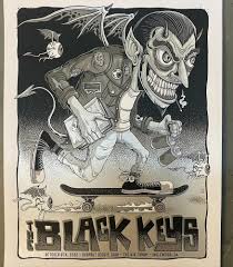 The Black Keys Poster 10/18/2022 Inglewood CA Signed & Numbered #/80 A/E | eBay