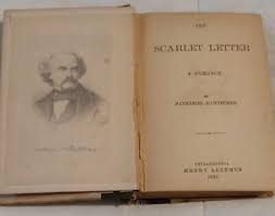 Scarlet Letter Small Hardcover Book 1892 Nathaniel Hawthorne ...