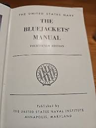 1950 US Naval Institute "The Blue Jackets Manual" Fourteenth ...