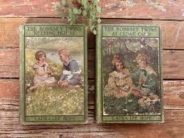 Antique Book Bundle…set. Two (2). Vintage. Old. Children's ...