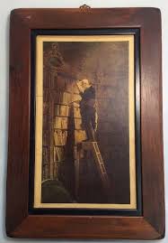 1960's Max Jaffe Reprint of Carl Spitzweg Bookworm Private ...