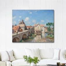 Le Pont de Moret by Alfred Sisley as Art Print | CANVASTAR ®