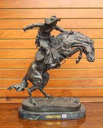 Lot - AFTER FREDERIC REMINGTON BRONZE SCULPTURE