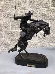Bronco Buste Bronze Sculpture ~ Regular - American Bronzes