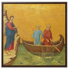 Calling of the Apostles Peter and Andrew, a Christian Canvas Art Print of a Famous Medieval Painting by the Italian Master Duccio, 1308-1311 - Etsy