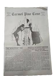 Vintage July1929 Carmel Pine Cone Newspaper Carmel ...
