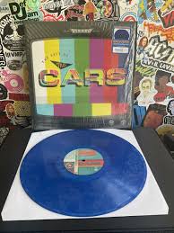 THE CARS The Best Of 2LP VG++ BLUE VINYL WITH HYPE STICKER ...