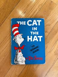 RARE FIRST Edition 1957 "the Cat in the Hat” Dr. Seuss Hardcover Random House Beginner Book - Etsy