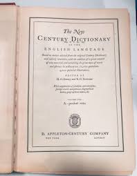 SUPER RARE** THE NEW CENTURY DICTIONARY 1927 HARDCOVER 2 VOLUMES | eBay