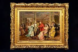 Pio Ricci (italy,1850-1919) Oil Painting Antique - May 14, 2023 | Broward Auction Gallery In Fl