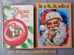 Old Vintage Mid-Century Christmas Book Lot of 2; Santa ...