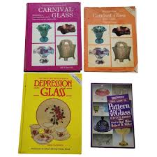 4 Collectors Handbooks for Carnival Depression Pattern Glass ...