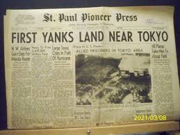 FIRST YANKS LAND Near Tokyo - August 28, 1945 - Etsy