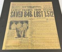 Sold at Auction: Antique Original April 17, 1912 New York ...