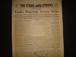 Stars and Stripes - YANKS POURING ACROSS Seine - August 22 ...