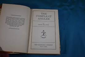 The Compleat Angler by Izaak Walton Modern Library 1939 ...