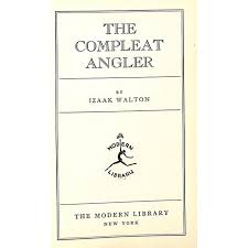 The Compleat Angler" Book 1939 Walton, Isaak | Chairish