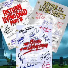 Return of the Living Dead, Part 1, 2 & 3 - Signed Reprint ...