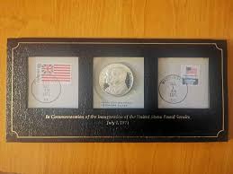 BENJAMIN FRANKLIN & WINTON M.BLOUNT COMMEMORATIVE SILVER ...