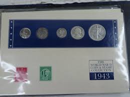 1941-1945 World War II Coin & Stamp Collection WWII US 90 ...