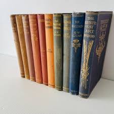 E.v.lucas Book Collection, 1908-1933 Incl First Editions, Decorative Display Book Stack Bookshelf Hardback Collectable, Coffee Table Books - Etsy