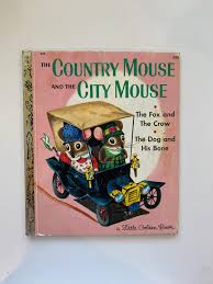 Vintage Little Golden Book the Country Mouse and the City ...