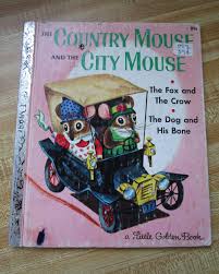 Vintage 1961 - Little Golden Book "the Country Mouse and the ...
