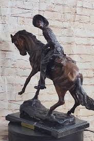 FREDERIC REMINGTON, Mid 20th C. Bronze Sculpture The Cowboy Figurine F