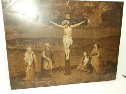 Antique Tin Lithograph Murphy And McCarthy The Crucifixion ...