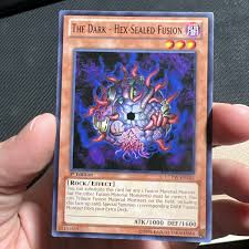 Yugioh The Dark - Hex-Sealed Fusion LCYW-EN263 1st Edition ...