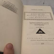Everyman's Library Giorgio Vasari Lives of the Painters, Scuptors, & Architects | eBay