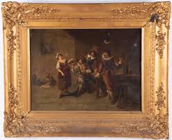 Lot - Henricus Vincke, Continental School 19th century, Tavern Scene, oil on canvas