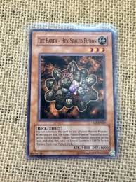 YUGIOH! THE EARTH-HEX-SEALED FUSION-COMMON FET-EN029 HP | eBay