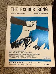 Exodus Sheet Music by Ernest Gold VINTAGE - Etsy