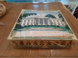 1950s Vintage Marx The White House Of The United States w/ Box.And 17 Presidents | eBay