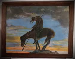 Antique 'end of Trail' Lithograph of Painting, Columbia Colortype Co., Chicago - Etsy