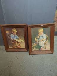 Framed Children's Portraits Including Maud Tousey Fangel ...
