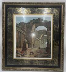 The Fountains Hubert Robert Vintage Framed Print Wall Art ...