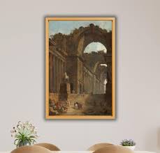 Hubert Robert the Fountains 1787 Canvas Wall Art Print ...