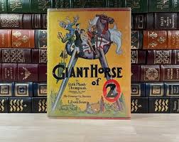 Scarce, First Edition and Early Printing of the Giant Horse of Oz by Ruth Plumly Thompson, Illustrated by John R. Neill, Rare DJ - Etsy
