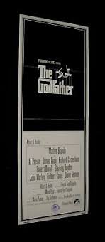 Original 1972 GODFATHER 14" X 36" Unrated International Insert BRANDO COPPOLA | eBay