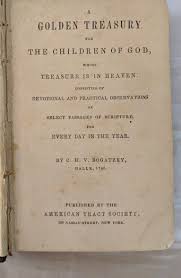 Golden Treasury Children of God Devotional 1746 Bogatzky ...