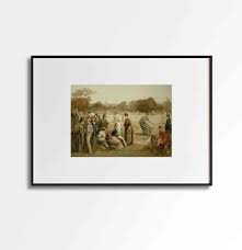 Tennis Painting Vintage Wall Art Poster – XY ELEMENT