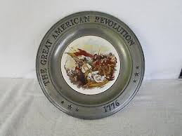 The Great American Revolution 1776 Pewter Plate "BATTLE OF BUNKERS HILL" | eBay
