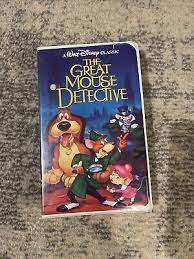 Disney The Great Mouse Detective Black Diamond (VHS ...